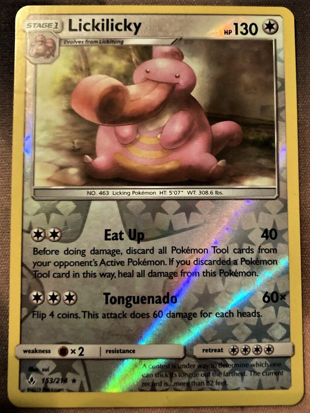 Lickilicky [Reverse Holo] #153 Pokemon Unbroken Bonds