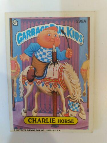 CHARLIE Horse #295A 1987 Garbage Pail Kids