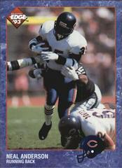 Neal Anderson #20 Football Cards 1993 Collector's Edge Prices