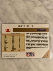 No NFLPA Logo  | Jim Kelly [No NFLPA Logo] Football Cards 1991 Pro Set