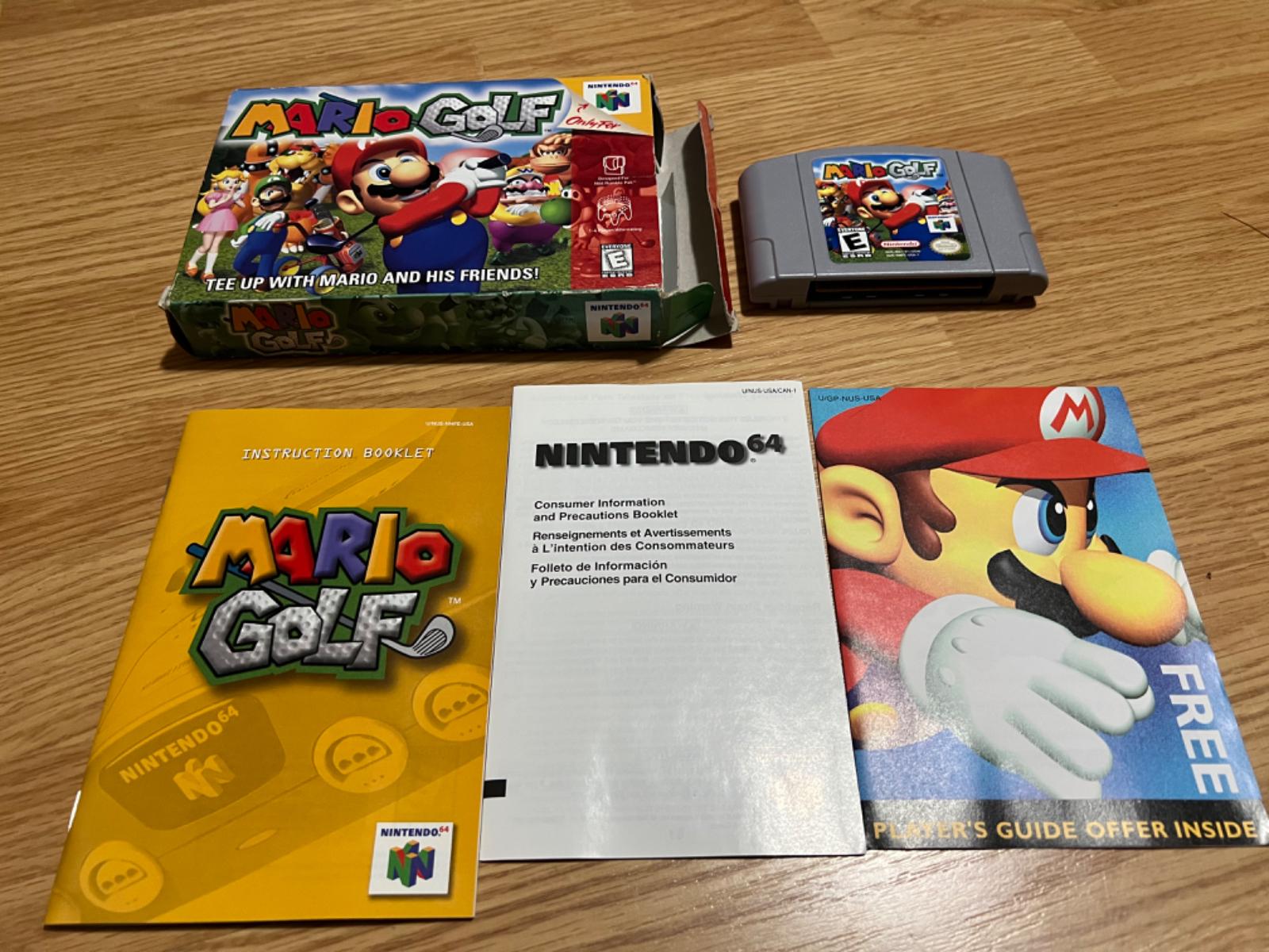 Mario Golf | Item, Box, and Manual | Nintendo 64