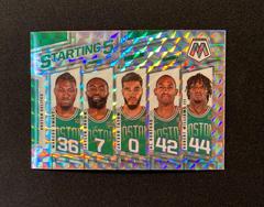 Al Horford, Jaylen Brown, Jayson Tatum, Marcus Smart, Robert Williams III #1 Basketball Cards 2021 Panini Mosaic Starting 5 Prices