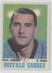 Paul Andrea Hockey Cards 1970 O-Pee-Chee Prices