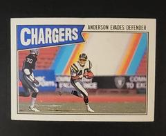 Chargers Team Leaders [Anderson Evades Defender] #339 Football Cards 1987 Topps Prices