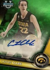 Caitlin Clark [Green] #BCPA-CCL Basketball Cards 2023 Bowman Chrome University Prospects Autographs Prices