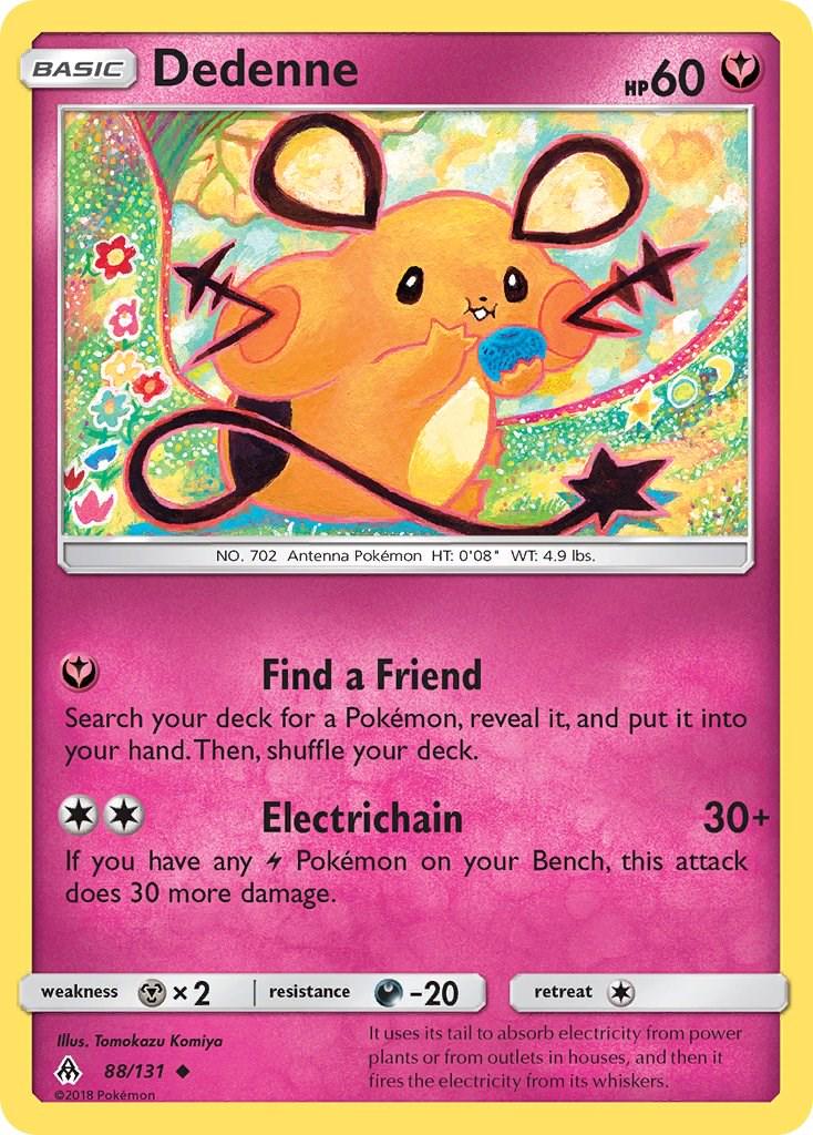 Dedenne #88 Pokemon Forbidden Light