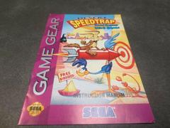Desert Speedtrap - Manual | Desert Speedtrap Starring Road Runner and Wile E Coyote Sega Game Gear