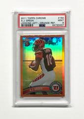 A.J. Green [Looking Left Orange Refractor] #150 Football Cards 2011 Topps Chrome Prices