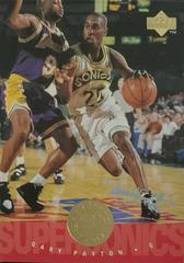 Gary Payton [Electric Court] Basketball Cards 1995 Upper Deck Prices