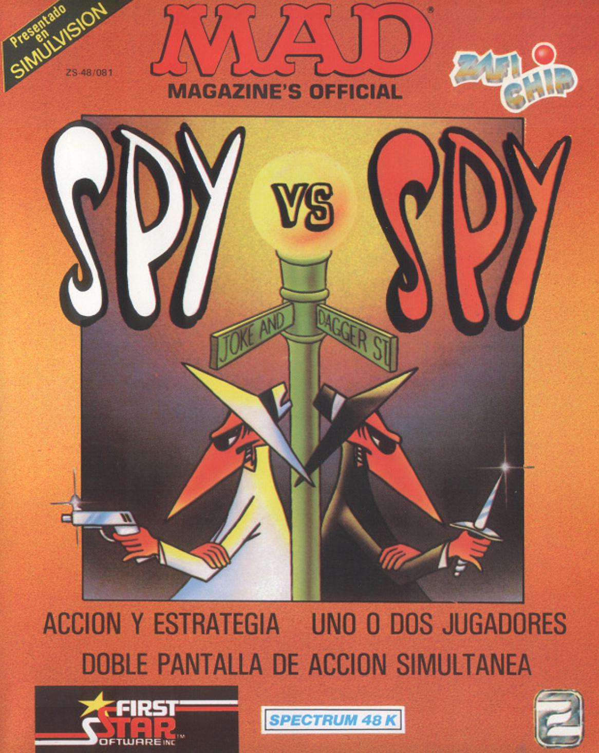 Spy vs Spy [Zafi Chip] Prices ZX Spectrum | Compare Loose, CIB & New Prices