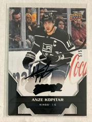 Anze Kopitar [Super Script Black] Hockey Cards 2020 Upper Deck MVP Prices