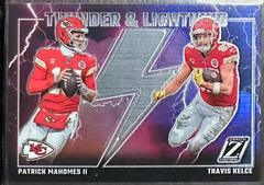 Patrick Mahomes II / Travis Kelce #12 Football Cards 2023 Panini Zenith Thunder and Lightning Prices