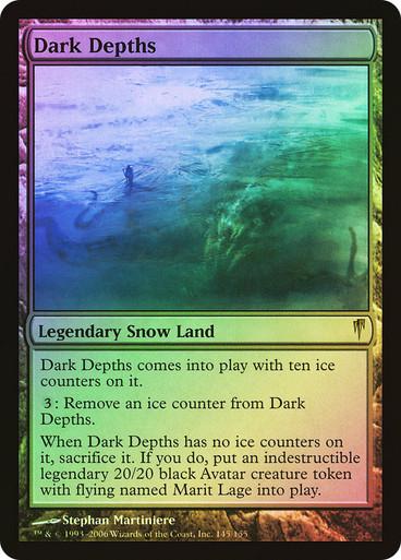 Dark Depths [Foil] #145 Magic Coldsnap