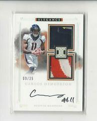 Carlos Henderson [Helmet, Patch Autograph] Football Cards 2017 Panini Impeccable Prices