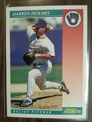 Darren Holmes [No Rookie Prospect] #753 Baseball Cards 1992 Score Prices