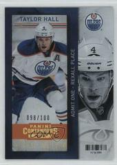 Taylor Hall Hockey Cards 2013 Panini Contenders Prices