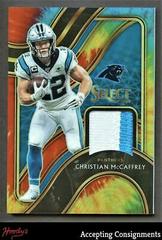 Christian McCaffrey [Tie-Dye Prizm] Football Cards 2020 Panini Select Swatches Prices