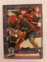 Derrick Coleman Basketball Cards 1999 SkyBox Impact Prices