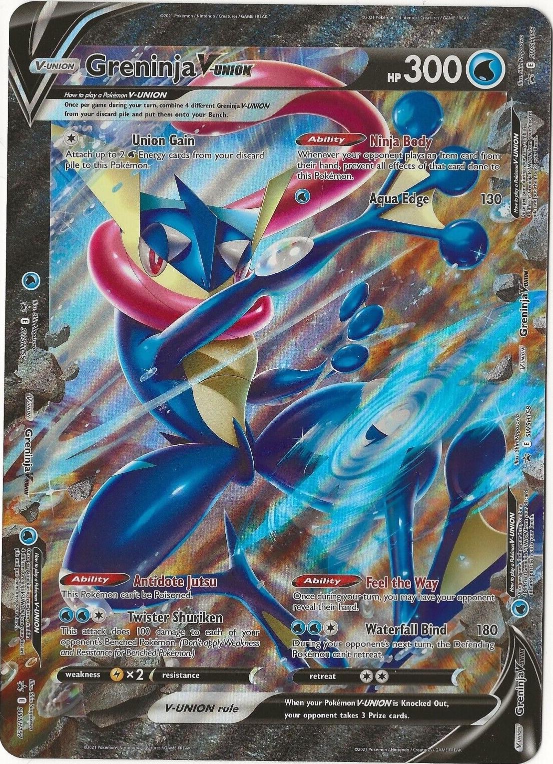 Greninja V-Union [Jumbo] #swsh155 Pokemon Promo