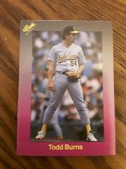 Todd Burns #171 Baseball Cards 1989 Classic Travel Update II Prices