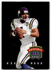 Warren Moon #4 Football Cards 1996 Playoff Absolute Prices