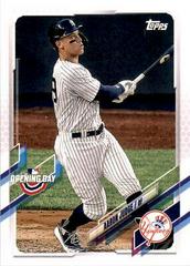 Aaron Judge #99 Baseball Cards 2021 Topps Opening Day Prices