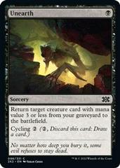 Unearth [Foil] #96 Magic Double Masters 2022 Prices