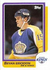 Bryan Erickson #101 Hockey Cards 1986 Topps Prices