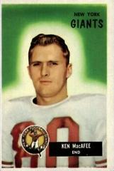 Ken MacAfee #60 Football Cards 1955 Bowman Prices