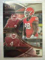 Jalen Carter, Roquan Smith, Champ Bailey [Silver] #SC-GB Football Cards 2023 Panini Select Draft Picks Company Prices