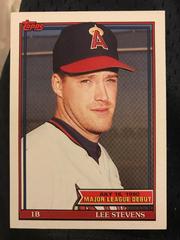 Lee Stevens #149 Baseball Cards 1991 Topps '90 M.L. Debut Prices
