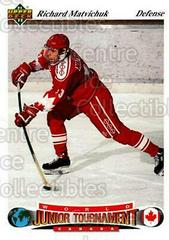 Richard Matvichuk Hockey Cards 1991 Upper Deck Czech World Juniors Prices