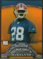 Leodis McKelvin [Gold Refractor] #1 Football Cards 2008 Bowman Sterling Prices