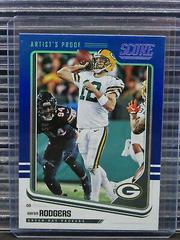 Aaron Rodgers [Artist's Proof] #114 Football Cards 2018 Score Prices