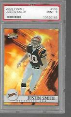 Justin Smith #106 Football Cards 2001 Topps Finest Prices