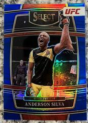 Anderson Silva [Blue Prizm] #2 Ufc Cards 2022 Panini Select UFC Prices