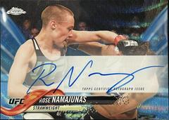 Rose Namajunas [Blue Wave] Ufc Cards 2018 Topps UFC Chrome Autographs Prices