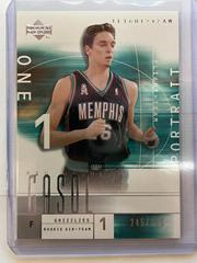 Pau Gasol [Portrait] #138 Basketball Cards 2001 Upper Deck Flight Team Prices