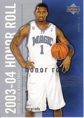 Tracy McGrady #62 Basketball Cards 2003 Upper Deck Honor Roll Prices