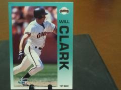 Will Clark #631 Baseball Cards 1992 Fleer Prices