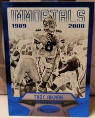 Troy Aikman [Mirror Blue] Football Cards 2016 Panini Certified Prices