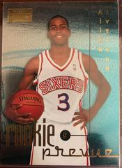 Allen Iverson #R-9 Basketball Cards 1996 Skybox Premium Rookie Prevue Prices