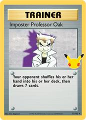 Imposter Professor Oak Pokemon Celebrations Prices