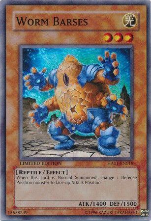 Worm Barses [1st Edition] HA01-EN018 YuGiOh Hidden Arsenal