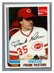 Frank Pastore #17 Baseball Cards 1982 Coca Cola Prices