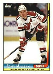 John MacLean Hockey Cards 1991 Topps Team Scoring Leaders Prices