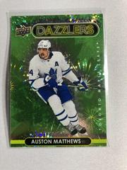 Auston Matthews [Green] #DZ-93 Hockey Cards 2021 Upper Deck Dazzlers Prices
