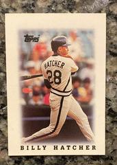 Billy Hatcher Baseball Cards 1988 Topps Mini League Leaders Prices