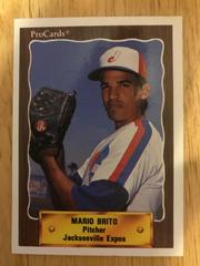 Mario Brito #1368 Baseball Cards 1990 Procards Prices