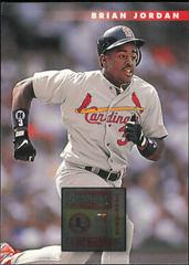 Brian Jordan #87 Baseball Cards 1996 Panini Donruss Prices